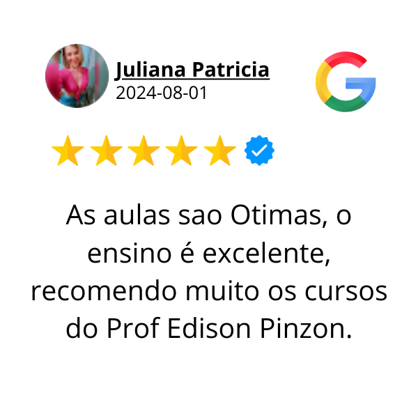 Avaliação Google 8 — aluno do Prof. Pinzon